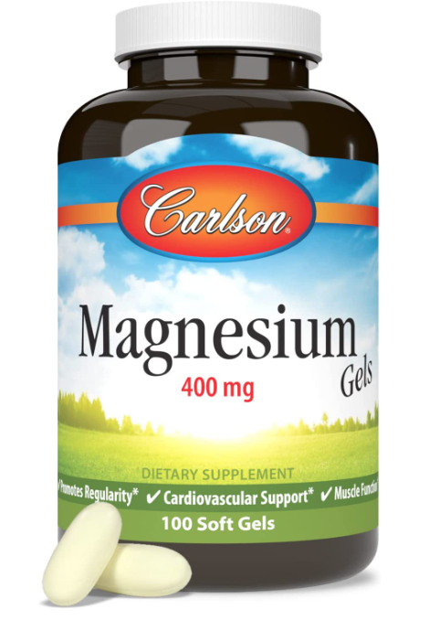 Magnesium Gels, 400 mg, 100 Soft Gels, by Carlson