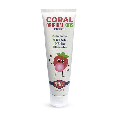 Coral Kids' Toothpaste Berry BubbleGum Flavor 6 oz (170 g) by Coral Calcium best price