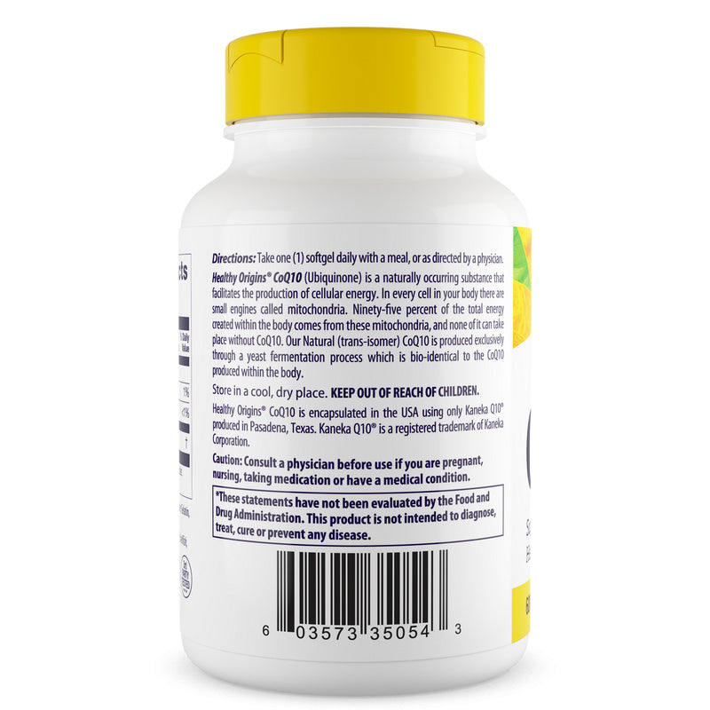 CoQ10 600 mg 60 Softgels by Healthy Origins best price