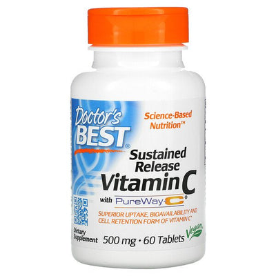 Sustained Release Vitamin C with PureWay-C 60 Tablets by Doctor's Best best price