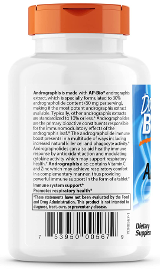 Andrographis Ap-Bio 200 mg 120 Tablets, by Doctor&