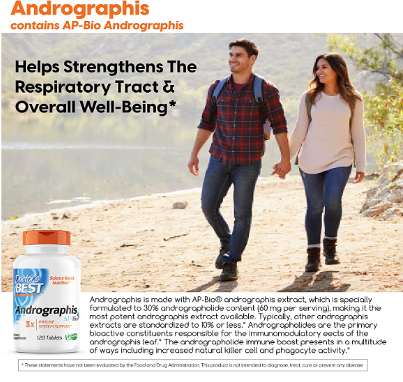 Andrographis Ap-Bio 200 mg 120 Tablets, by Doctor&