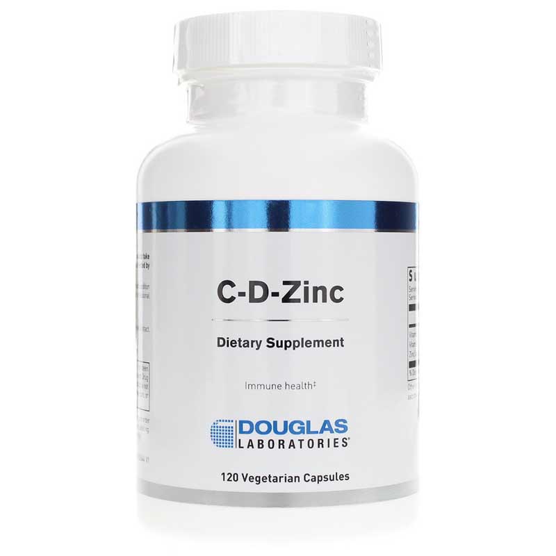 C-D-Zinc by Douglas Labs 60 Veg Caps