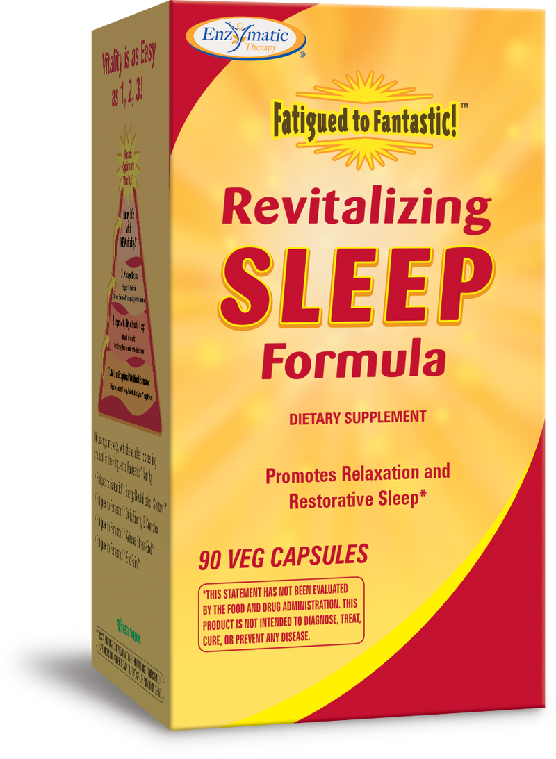 Fatigued to Fantastic Revitalizing Sleep Formula 90 Veg Capsules by Enzymatic Therapy