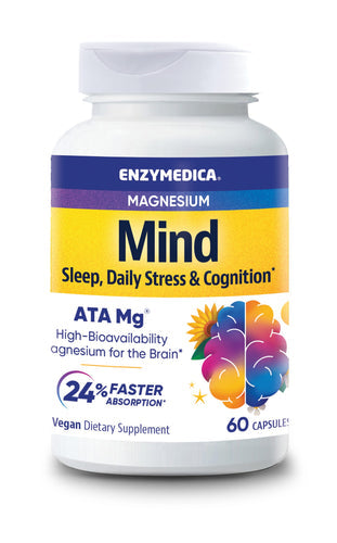 Magnesium Mind 60 Capsules, by Enzymedica