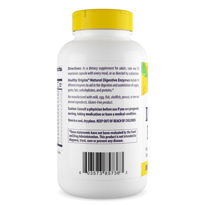 Digestive Enzymes Broad Spectrum 180 Veggie Caps by Healthy Origins best price