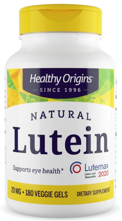 Natural Lutein 20 mg 180 Veggie Softgels