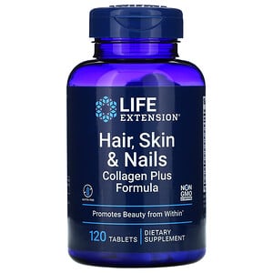 Hair, Skin & Nails Collagen Plus Formula 120 Tablets