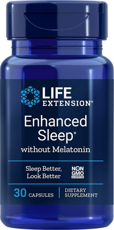 Enhanced Natural Sleep without Melatonin 30 Capsules  Best Price