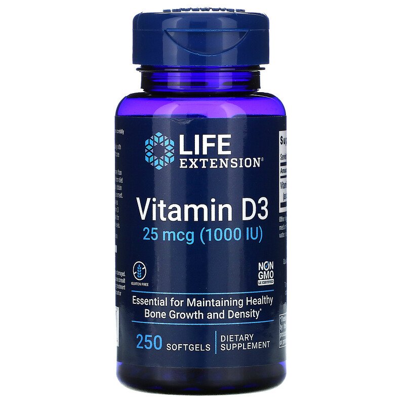 Vitamin D3 1000 IU 250 Sgels by Life Extension best price