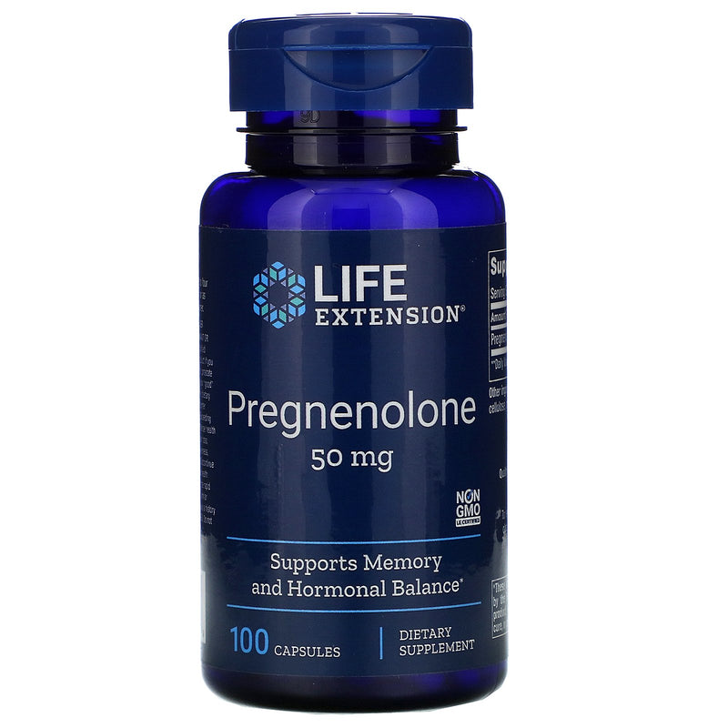 Pregnenolone 50 mg 100 Capsules by Life Extension best price