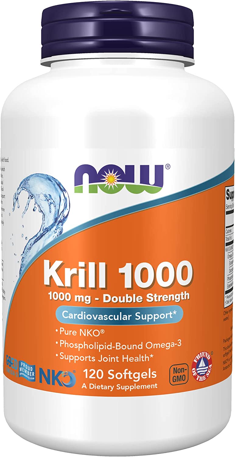 NOW Foods, Neptune Krill 1,000 mg, 120 Softgels
