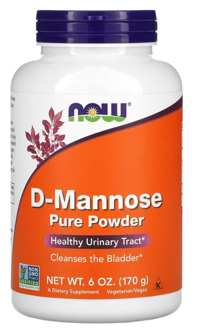 Certified Organic D-Mannose Pure Powder, 6 oz (170 g) by NOW