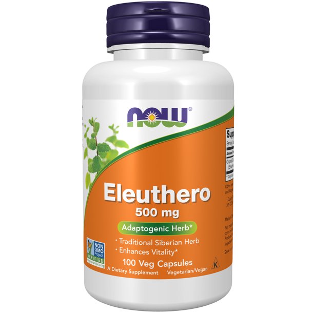 Eleuthero 500 mg 100 Vegetarian Capsules