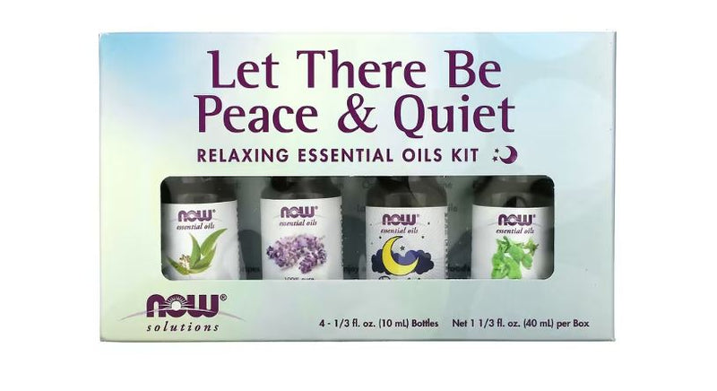 Let There Be Peace & Quiet Essential Oils Kit - 4 Bottles by NOW