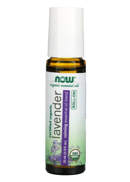 Certified Organic Lavender Roll-On 1/3 fl oz (10 ml) by NOW