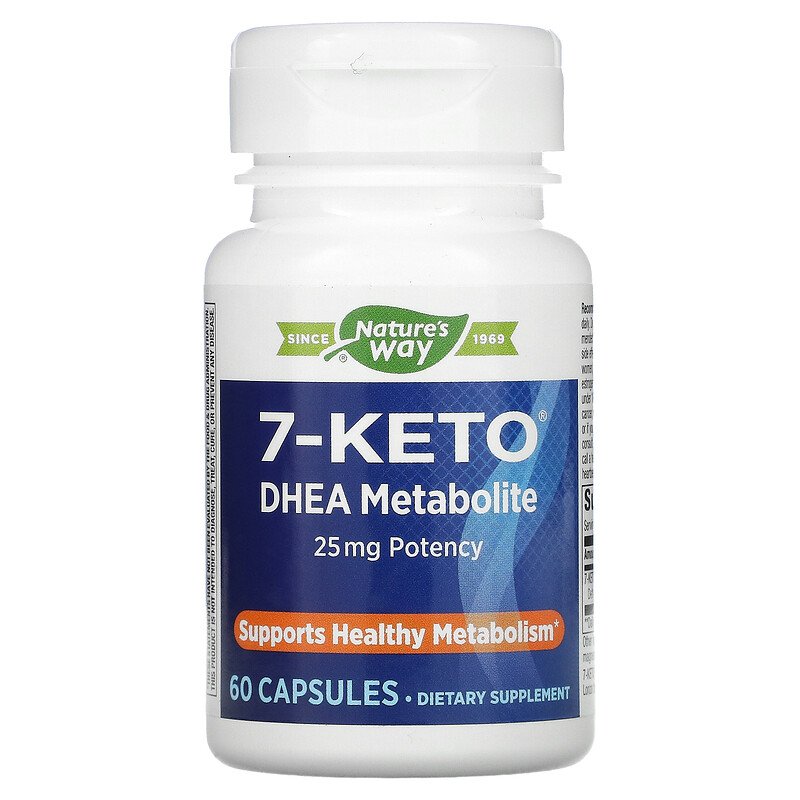 7-Keto DHEA Metabolite 25 mg 60 Capsules by Nature&