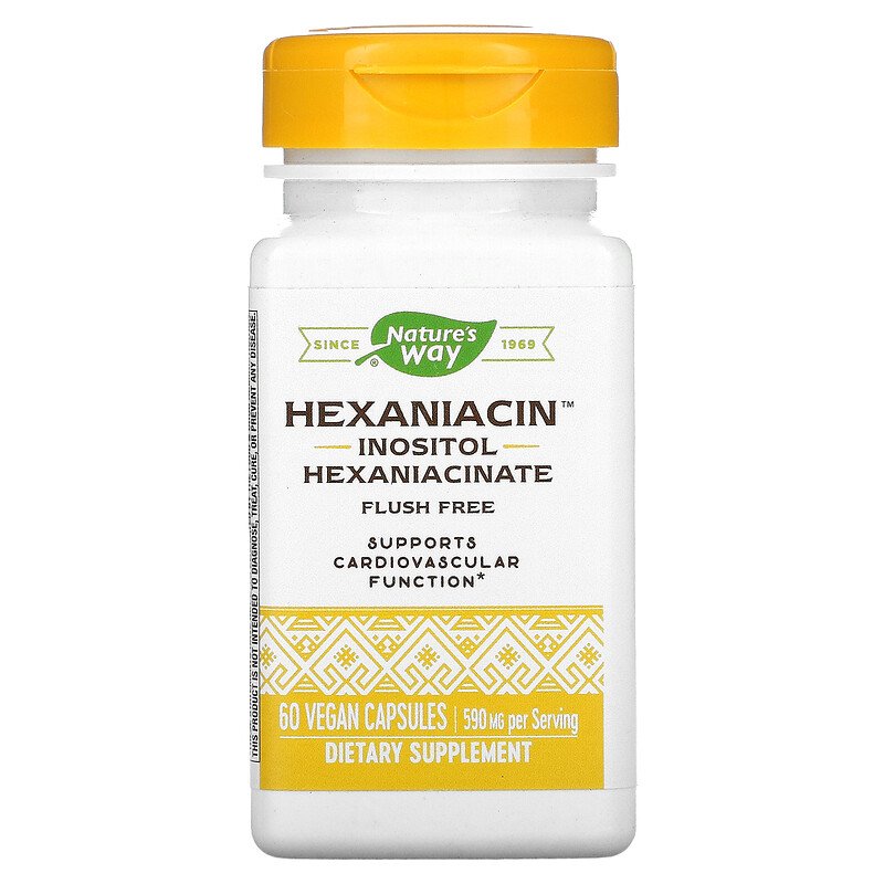 HexaNiacin 60 Veg Capsules by Nature&
