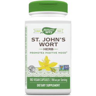 St. John's Wort Herb 350 mg 180 Vegetarian Capsules by Nature's Way best price