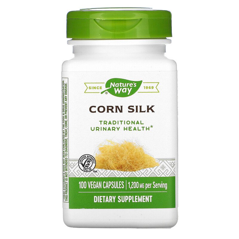 Corn Silk 400 mg 100 Vegetarian Capsules by Nature&