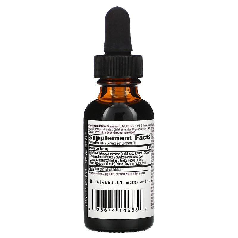 Echinacea Goldenseal 1.01 fl oz (30 ml) by Nature&
