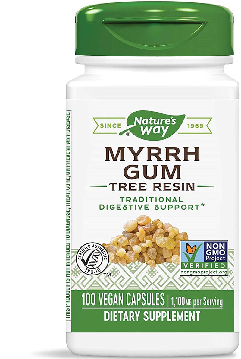 Myrrh Gum 550 mg 100 Vegetarian Capsules