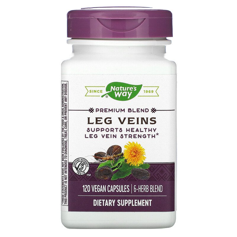 Leg Veins Support Blend 120 Veg Capsules by Nature&