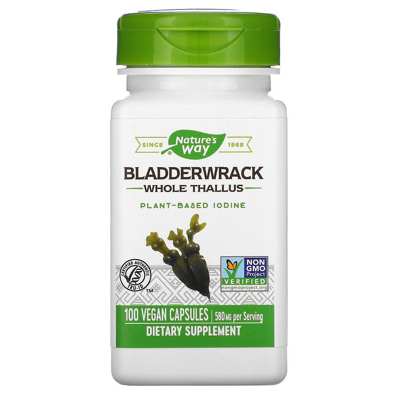 Bladderwrack 580 mg 100 Vegetarian Capsules by Nature&