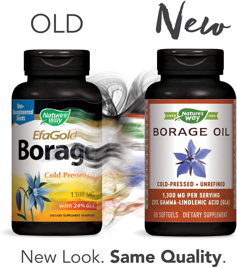 EfaGold Borage 1300 mg 60 Softgels