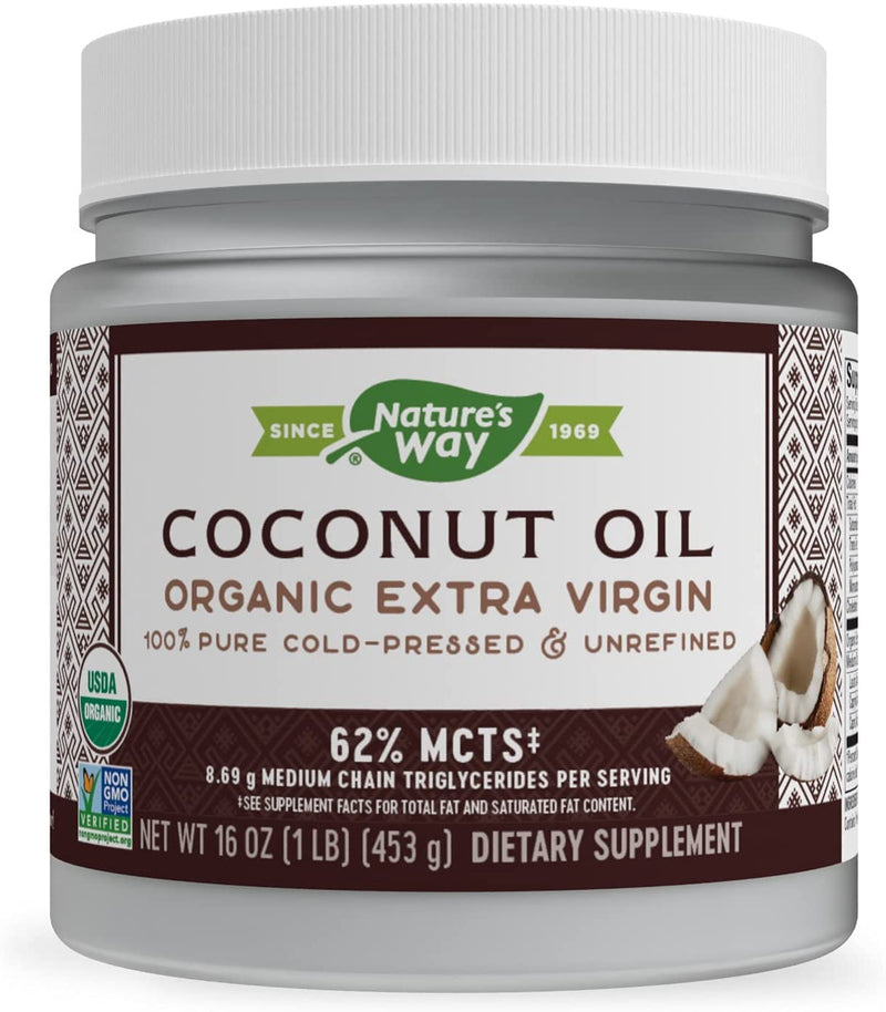 Coconut Oil Extra Virgin 16 oz (454 g)