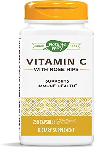 Vitamin C-500 with Rose Hips 250 Capsules