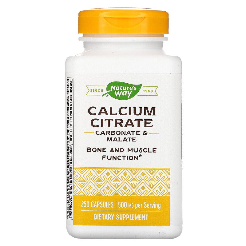 Calcium Citrate 250 Capsules by Nature&