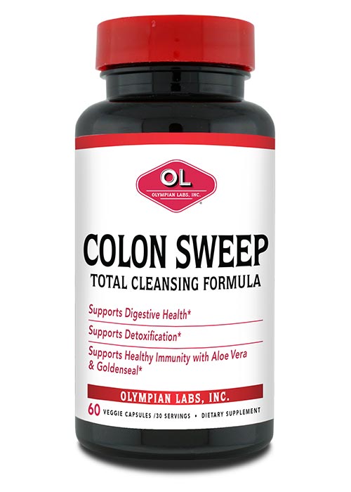 Colon Sweep – Total Cleansing Formula (60 Veg Caps) by Olympian Labs