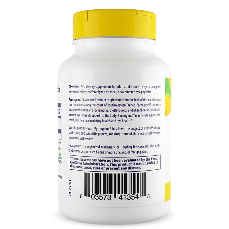 Pycnogenol 30 mg 60 Veggie Caps by Healthy Origins best price