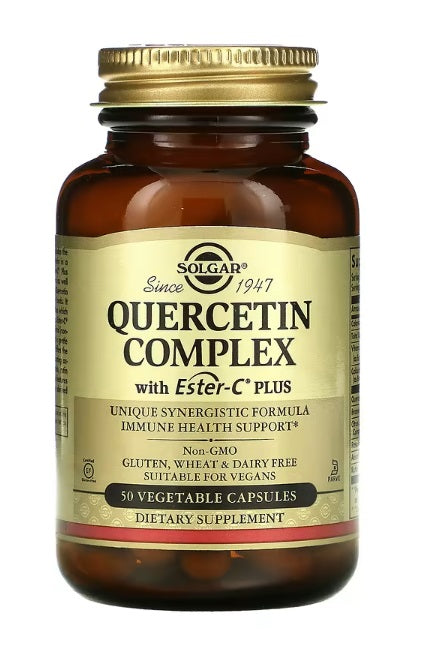 Quercetin Complex with Ester-C Plus 50 Vegetable Capsules