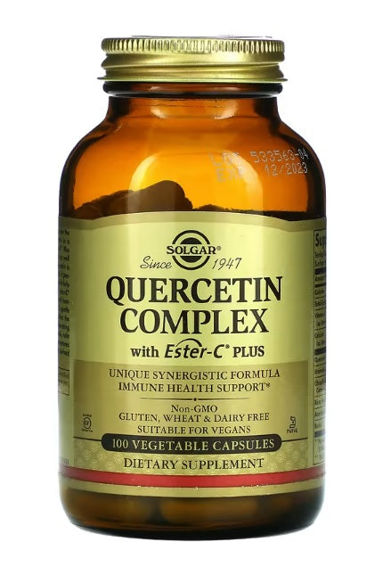 Quercetin Complex with Ester-C Plus 100 Vegetable Capsules