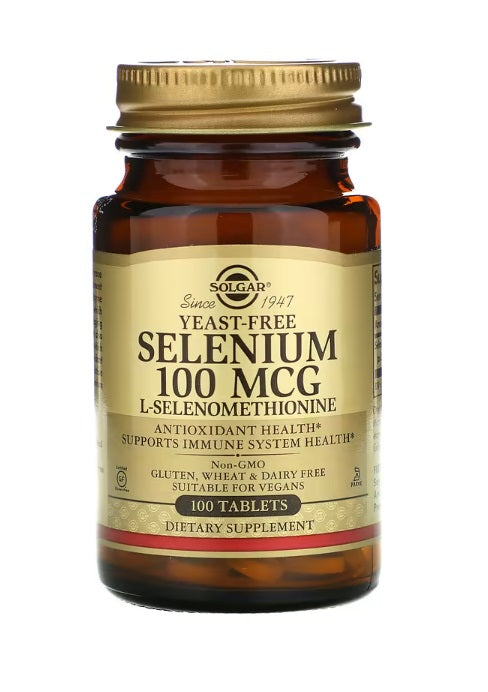Selenium Yeast-Free 100 mcg 100 Tablets
