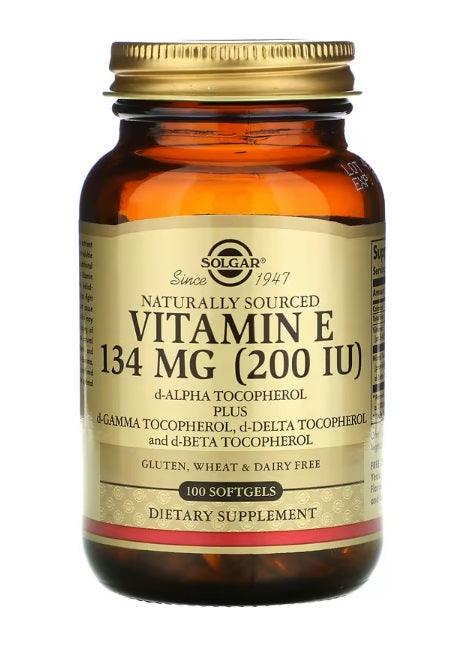 Naturally Sourced Vitamin E 134 mg (200 IU) 100 Softgels