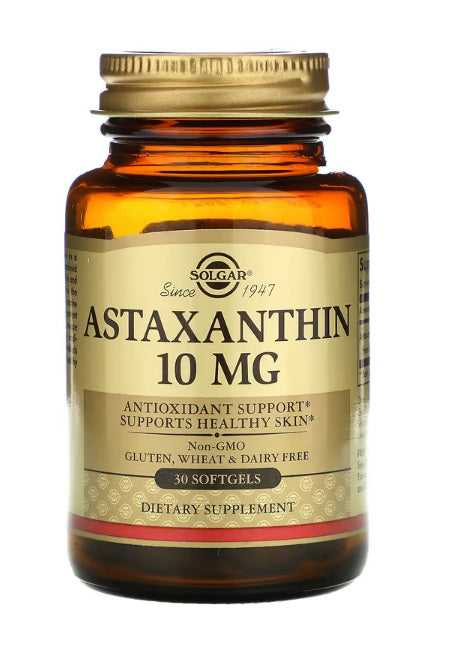 Astaxanthin 10 mg 30 Softgels by Solgar