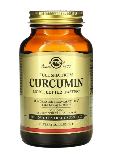 Full Spectrum Curcumin 60 Liquid Extract Softgels