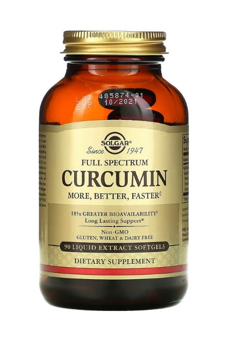 Full Spectrum Curcumin 90 Liquid Extract Softgels
