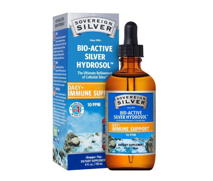 Bio-Active Silver Hydrosol Dropper Top 4 fl oz (118 ml)