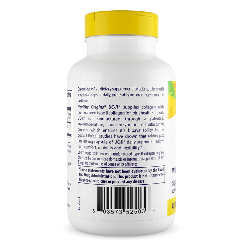 UC-II with Undenatured Type II Collagen 40 mg 120 Veggie Caps by Healthy Origins best price