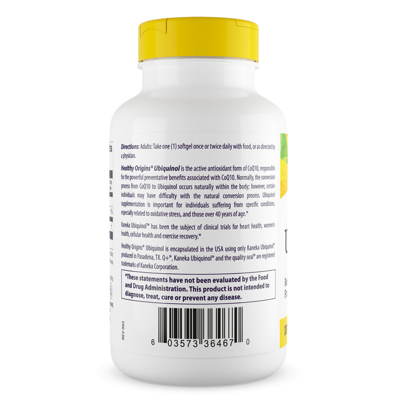 Ubiquinol 100 mg 60 Softgels by Healthy Origins best price