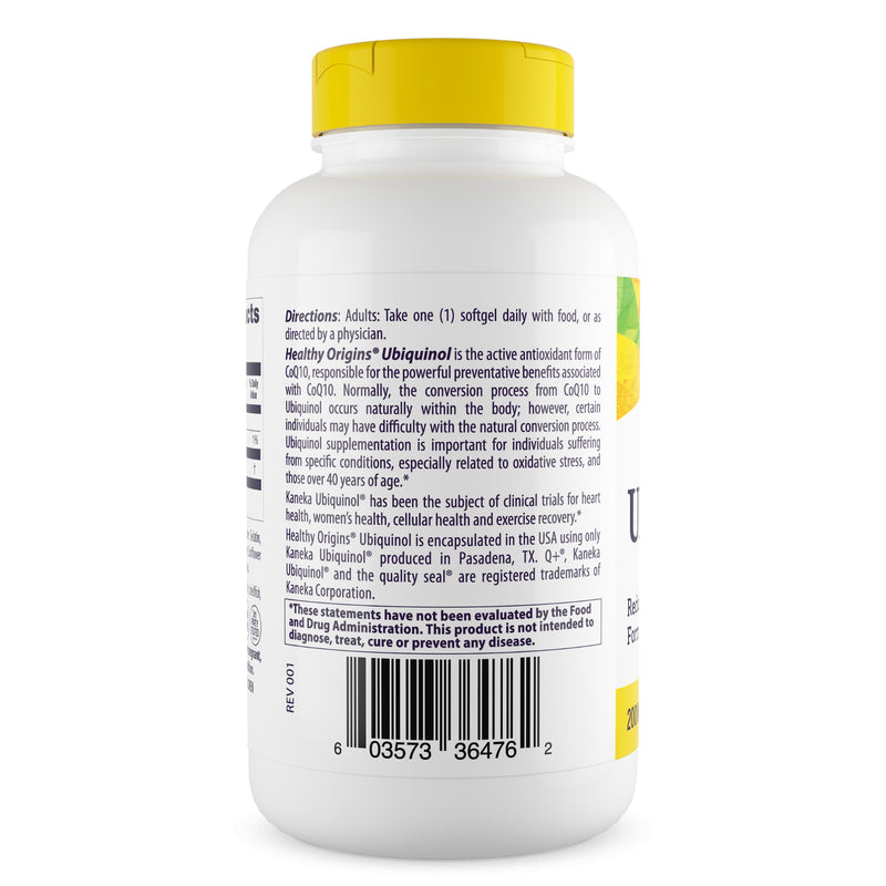 Ubiquinol 200 mg 150 Softgels by Healthy Origins best price