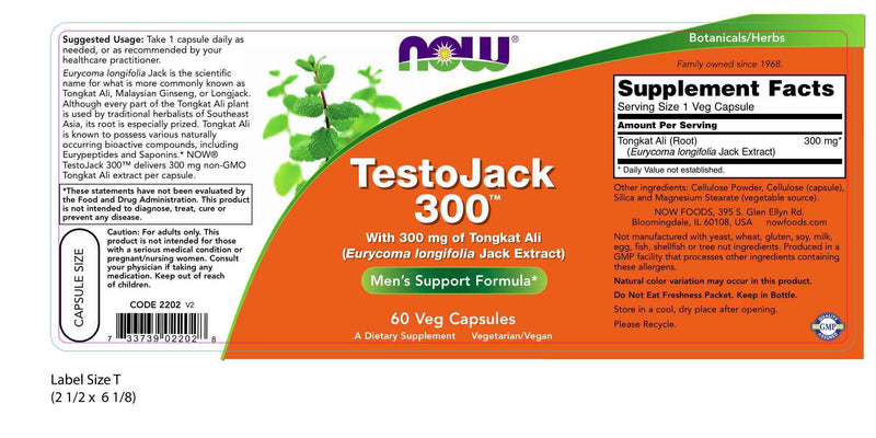 TestoJack 300 60 Veg Capsules