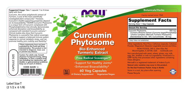 Curcumin Phytosome 60 Veg Capsules