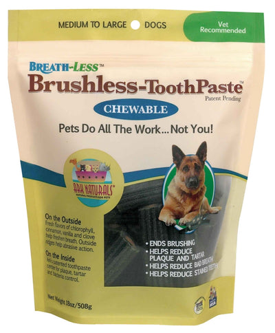Breath-Less Brushless Toothpaste Medium to Large Dogs 18 oz (508 g)