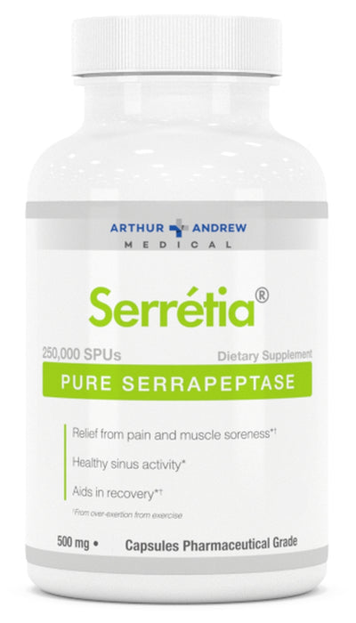 Serretia Pure Serrapeptase 500 mg 180 Capsules