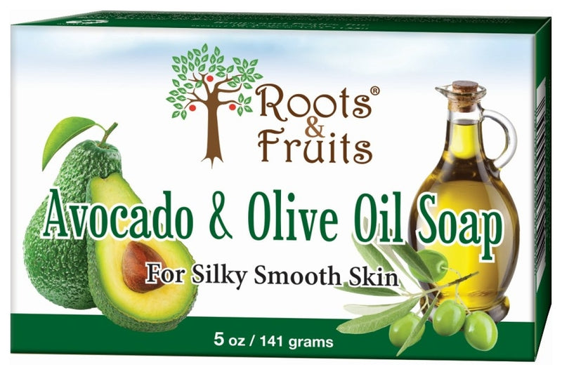 Roots & Fruits Avocado & Olive Oil Soap 5 oz